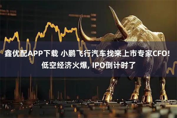鑫优配APP下载 小鹏飞行汽车找来上市专家CFO! 低空经济火爆, IPO倒计时了